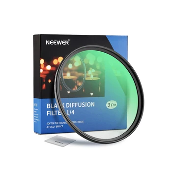 30 Layers Nano Coatings Black Mist Filter NEEWER 37mm Black Pro Mist Camera Filter 1/4  Camera Len Filter