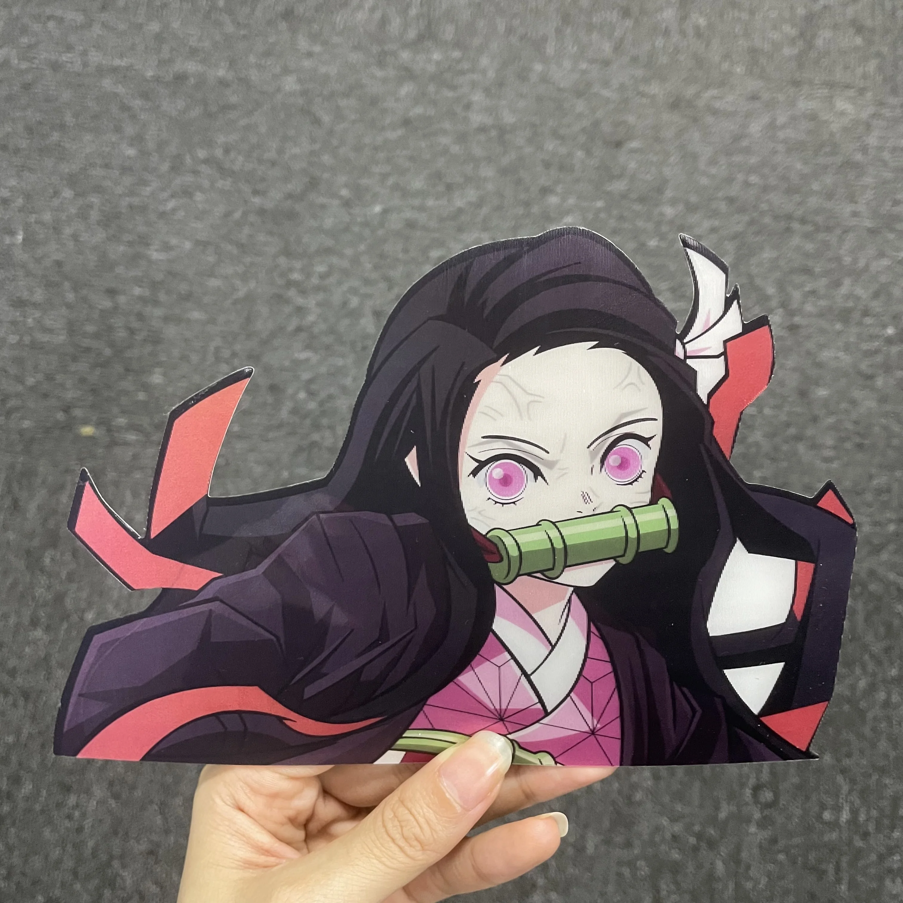 Demon slayer tanjirou/nezuko/movimento adesivo anime desenhos animados  decalques à prova dwaterproof água aplicar ao carro, portátil arte  decoração adesivos de parede - AliExpress