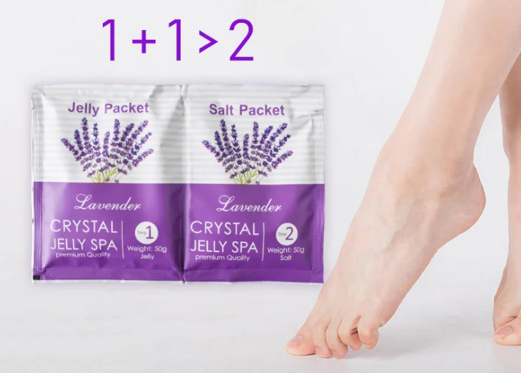 Lavender Crystal Jelly Foot Soak Diy Foot Jelly Powder Spa Soften