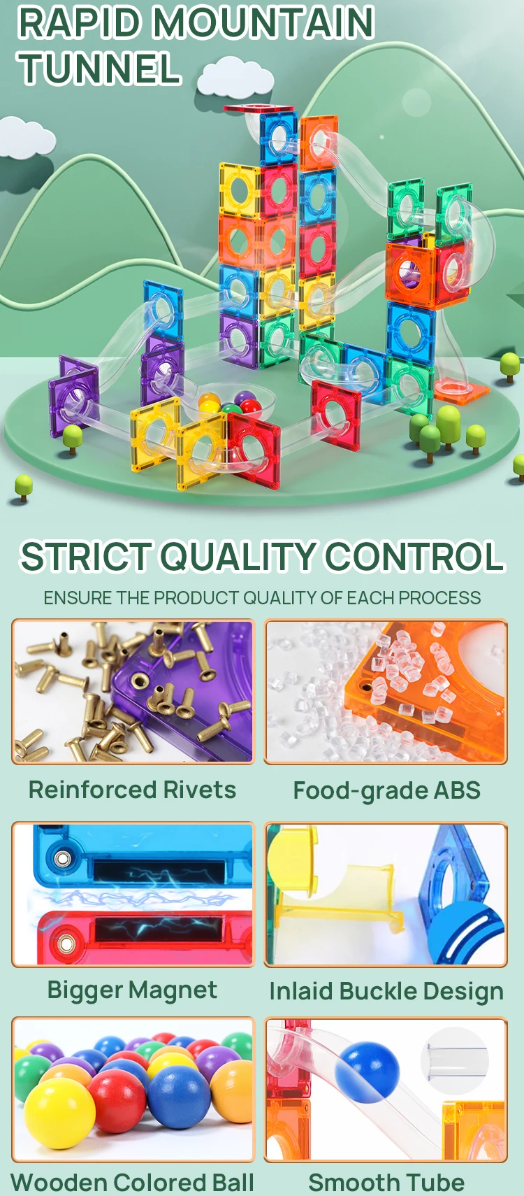 Aazon.co: Agnetic Tiles Road Set, Agnet Tiles For Kids Ages 3-5 4-8 5-7, Agnetic Building