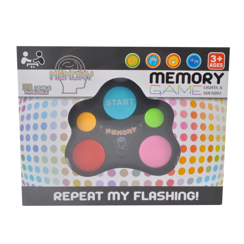 Custom Kids Machine Electronic Memory Board Toy Game With Music Light