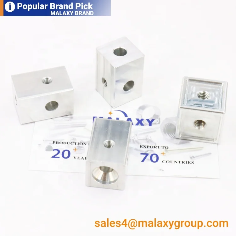 MALAXY Aluminium Alloy Six-Sided Square Nut - Versatile 6-Way Cube