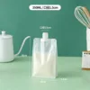 Sellado esmerilado de ocho bordes, 350 ml, boca ancha 24c-15 de grosor reforzado.