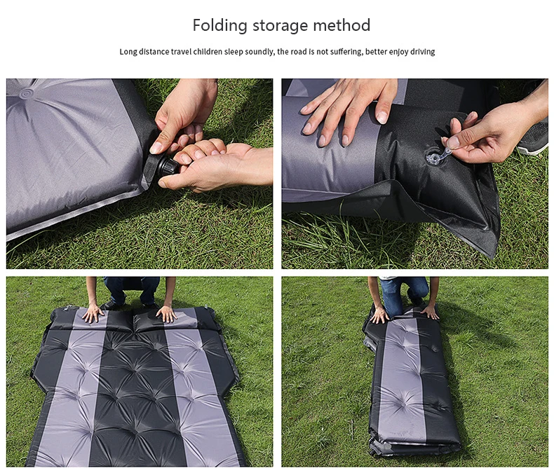 Auto Opblaasbaar Bed voor Volkswagen T5 Transporter,Flocking Luchtbed Opblaasbaar Auto Matras Achterbank Kofferbak Reisluchtbed Ruimtebesparend Waterdicht Lekvrij Auto Accessoires