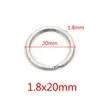 Silver-1.8*20mm (approximately 2.14g each)
