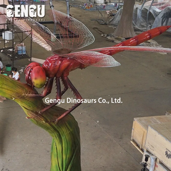 Amusement Park Large Robot Dragonfly Model for Sale