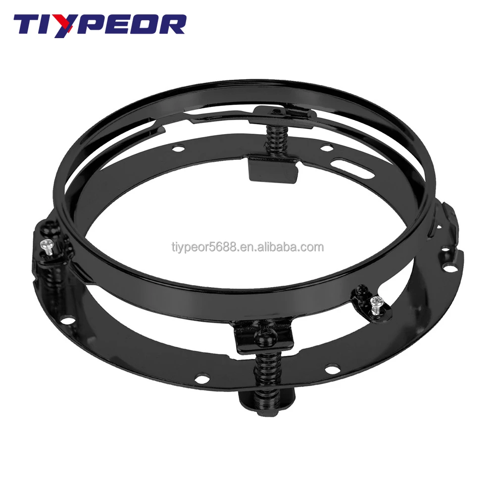  chrome 7 inch holder for motorcycle led headlight accessories-8