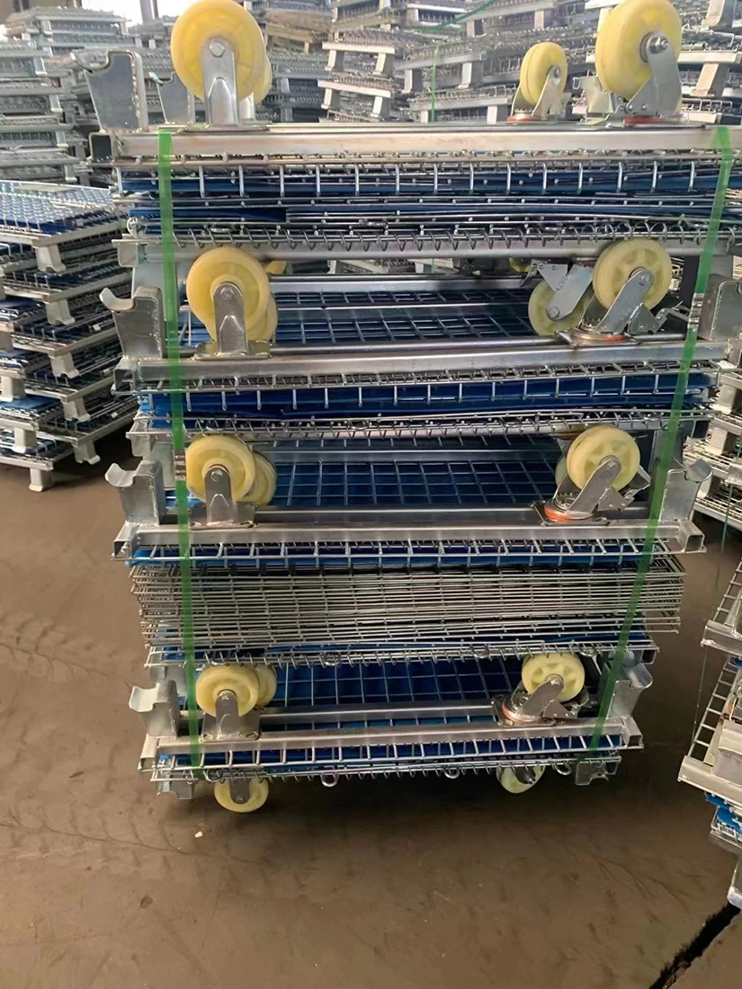 Strattice Mesh Box Foldable Mesh Box Pallet and Stackable Wire Mesh Pallet Box Wire Mesh ...