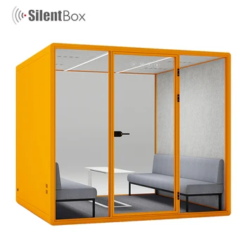 Modern Sound Proof Silence Work Booth Meeting Phone Booth Acoustic Soundproof Study Work Pod Recording Booth Studio