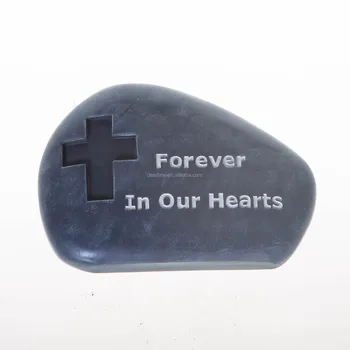Pet Memorial Tombtones for Dog or Cat Hand-Painted Pet Dog Garden Stone Grave Markers Outdoor Sympathy Pet Dog Memorial Gifts