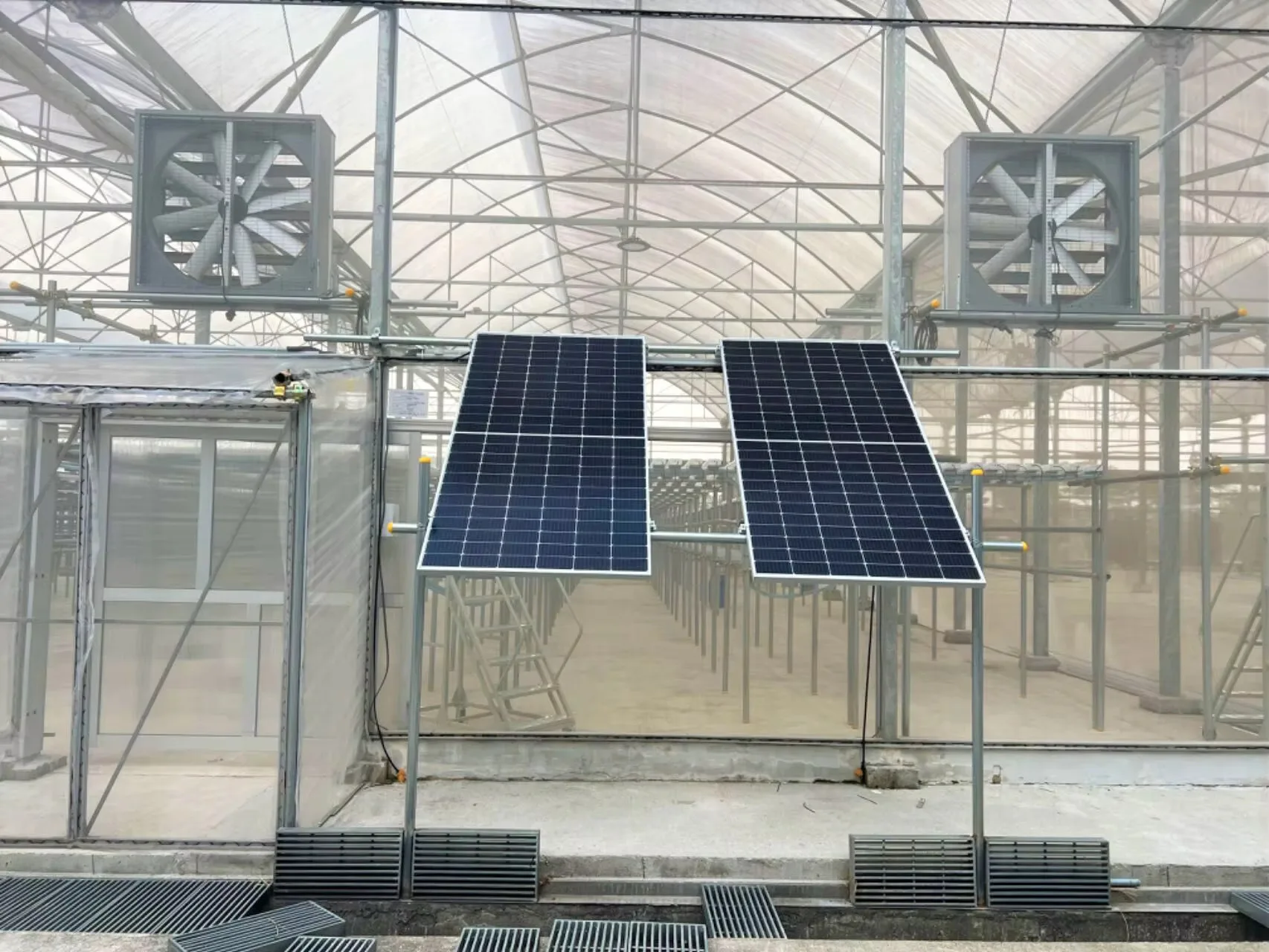 Large Industrial Air Extractor, Solar, Wall - detail 18