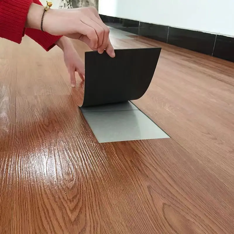 Source Indoor Waterproof Self Adhesive 4mm 5mm 6mm Plank PVC Vinyl Wood  Style Stone Floor Plastic Dry Back LVT Click Vinyl Flooring on m.