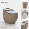 Caffè grigio chiaro a forma di uovo, distanza tra i fori del WC 300 mm/400 mm