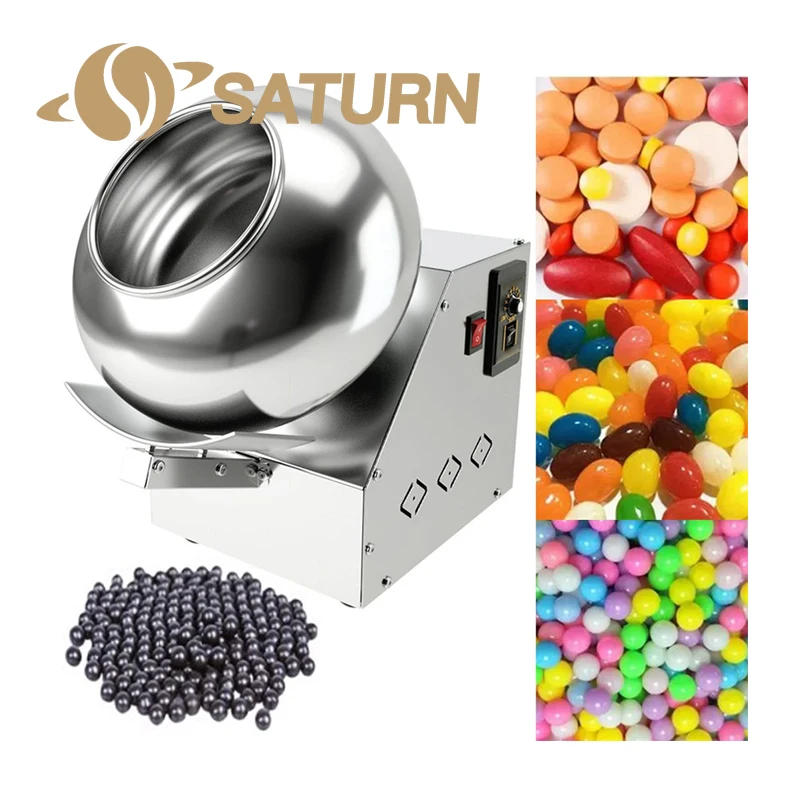 Low Price Electric Automatic with Spray System and Heater Simple Color Tablet Pan Coating Machine
