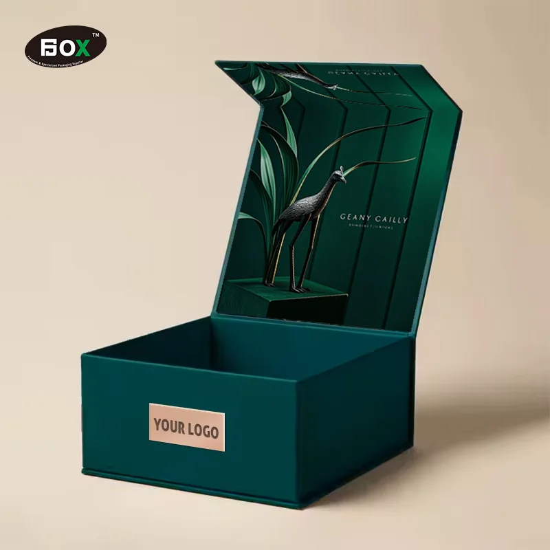product iso9001 premium custom golden paper kraft carton magnetic gift box recyclable luxury beauty gift rigid paper box-6