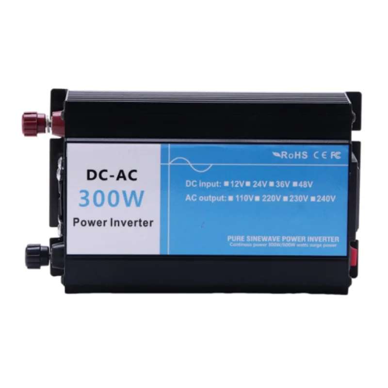 High-frequency Off-grid Pure Sine Wave Inverter 300W/outdoor Home Car/90% Efficiency/direct Sales From Manufacturer