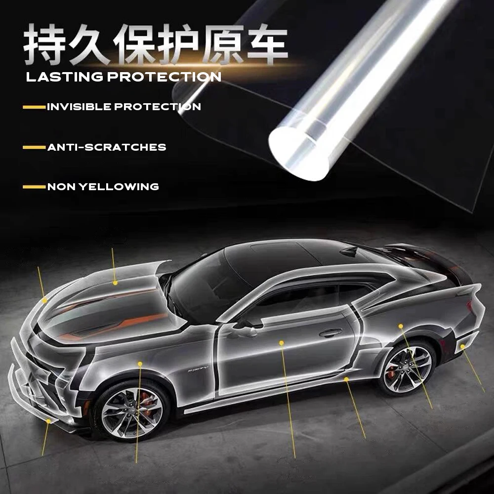 Adesivi Auto Pellicola Protettiva Trasparente Per Auto, Moto E Bici - 12x100cm, Autoadesiva, Protezione Vernice Made In Germany Pellicola Trasparente Germany - Foto 2