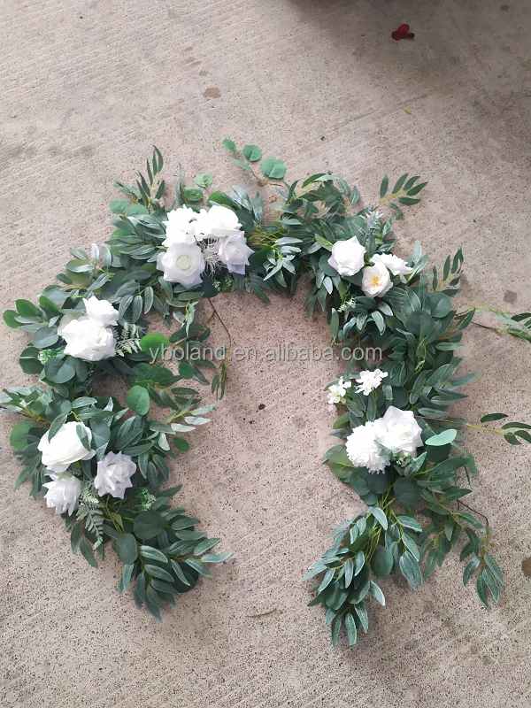 Ghirlanda Eucalipto Artificiale - Decorazione Verde Per Matrimoni E Casa | Lunghezza 180 Cm - Foto 2