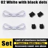 02 White with black dots