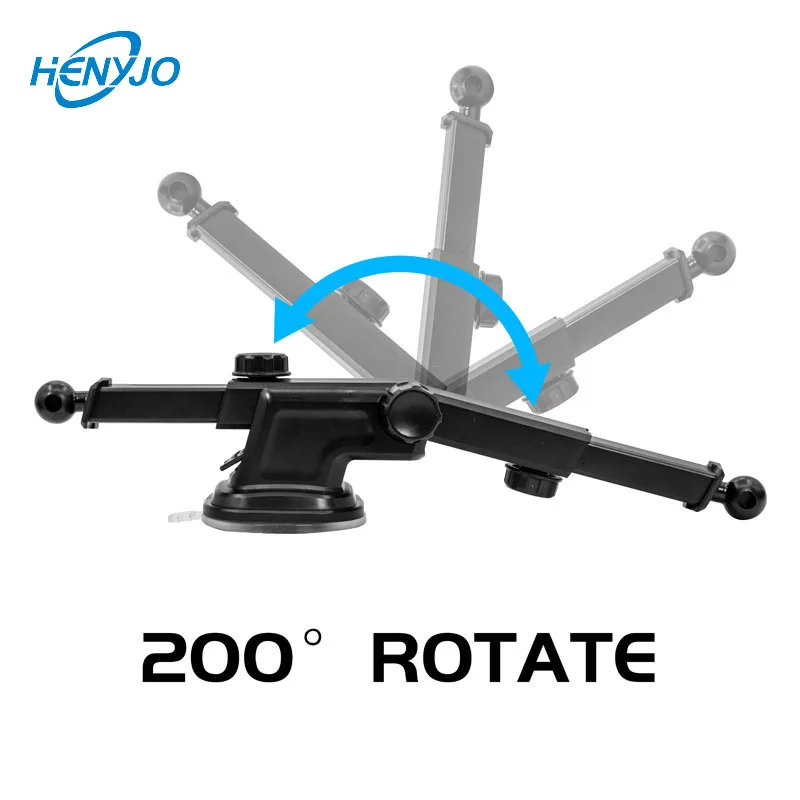 Заводской новый дизайн, 360 градусов, длинная шея, блестящий силиконовый держатель сотового телефона для автомобиля