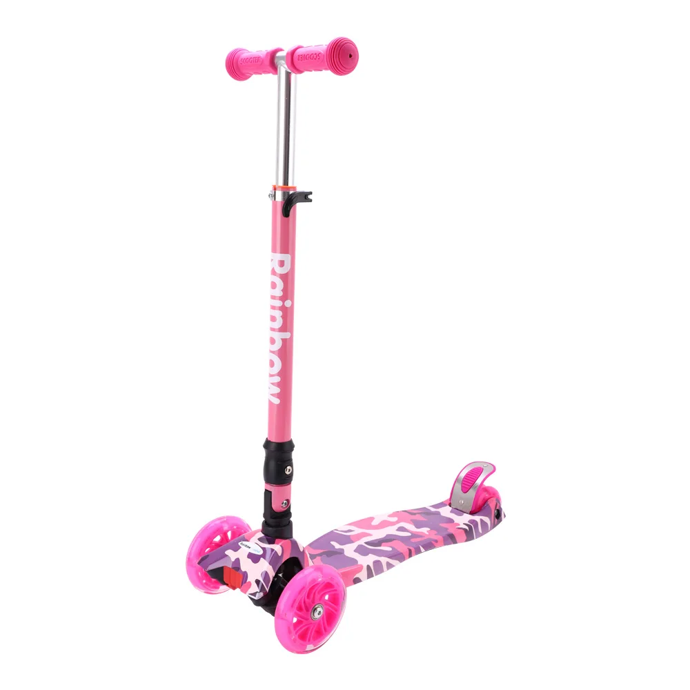 Children 3 Wheel Scooter Threewheeled Kick Kid Scooter Cheap Fold