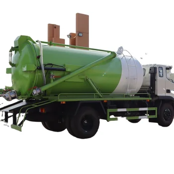 The Foton brand sewage pump of a large suction truck has strong power