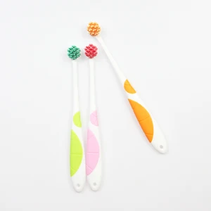 Hot Selling Small Round Head Toothbrush for Adult Ergonomics High Quality Non-slip Premium New Tooth Brush