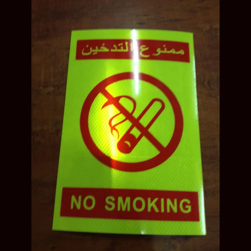 High Intensity Prismatic Reflective Sticker Diamond Grade for Printing Use as a Warning