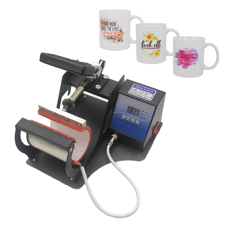 IMeshbean Mug Heat Press – 11oz-20oz Cup Tumbler Sublimation Machine – Clamshell, 110V, Digital Display – USA
