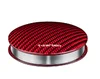 Rosso con metallo argentato