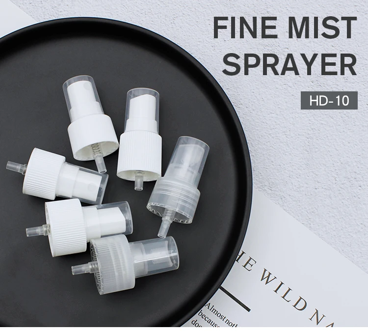 24/415  different materials plastic fine mist sprayer high output