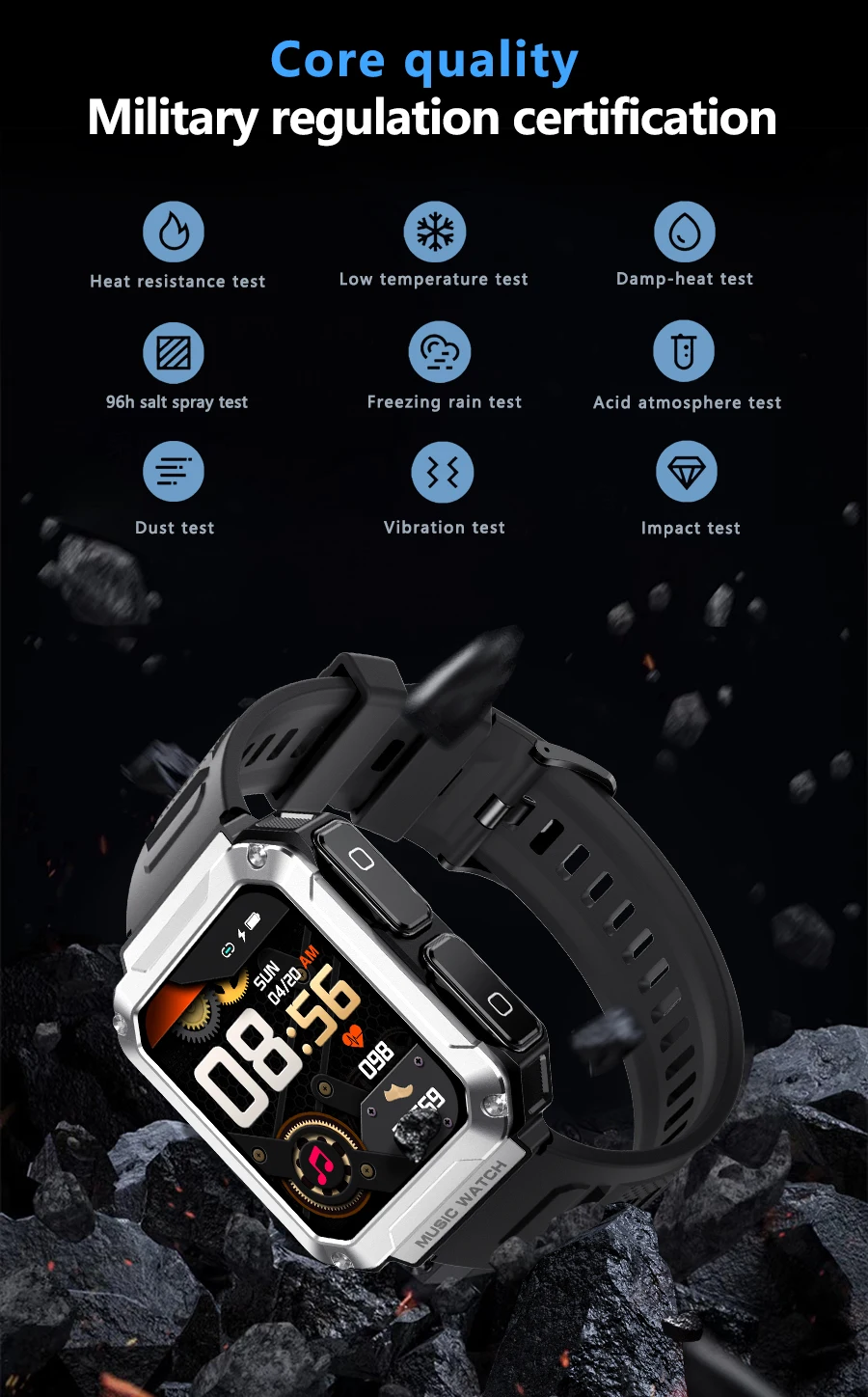 2023 New Arrival Headset Watch 3 In1 T93 Smart Watch Tws 1.96 