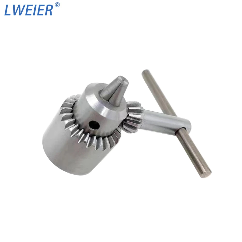 China High Precision Key Type 0.6-6mm 3/8-24UNF Stainless Steel Drill Chuck