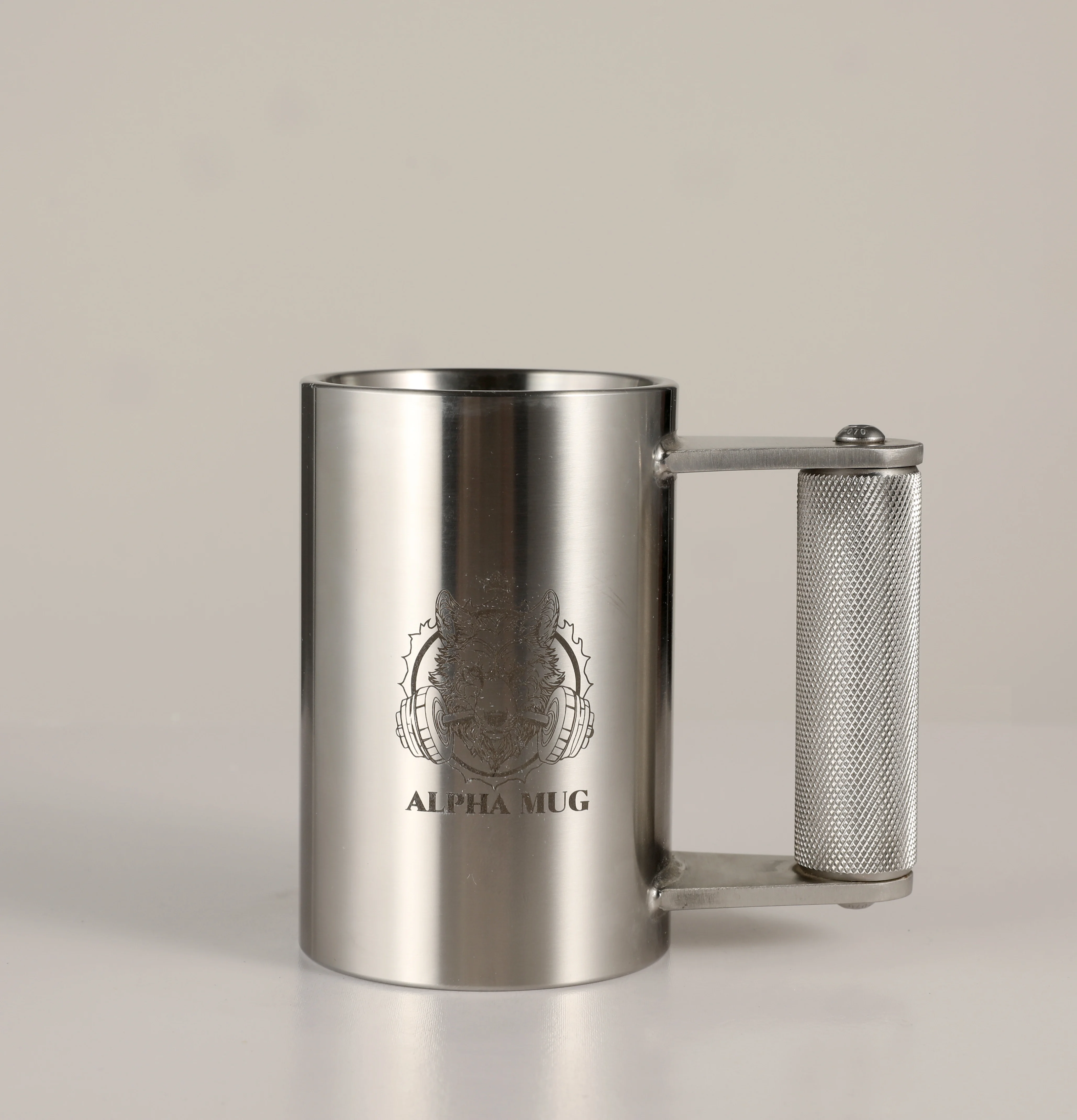 5LB Heavy Mug 350ml Dumbbell Mug Office 304 Stainless Steel Coffee Cup  Workout Strength Training Heavi Mug Gift Custom Logo