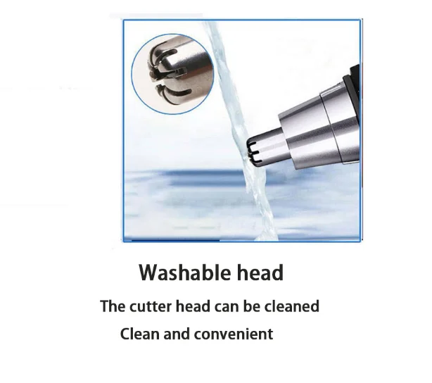 Electric Nose Hair Trimmer Implement Shaver Facial Nose Hair Scissors