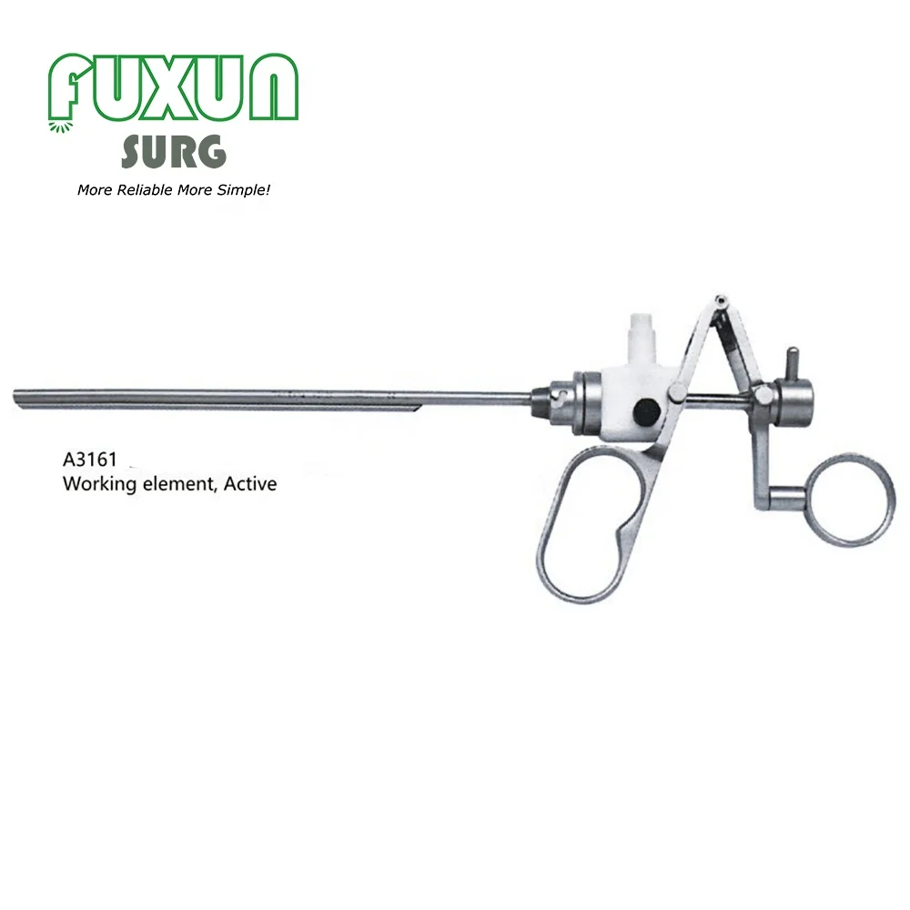Urology Set for Prostate Tissue Removal Monopolar Electrode TURP Resectoscope Electric Steel Construction Click Type Manual