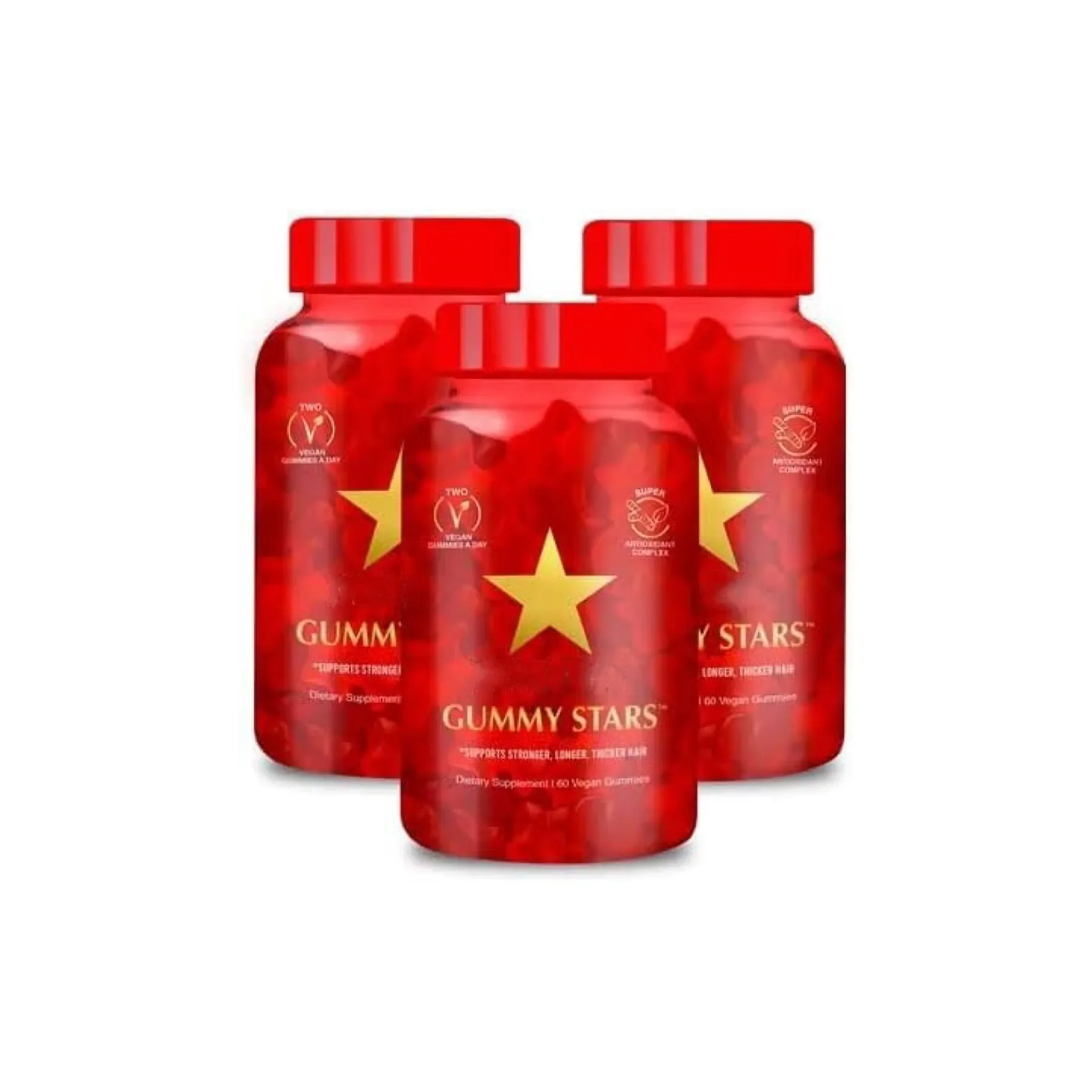 Professional Supplier Vegan Gummy Stars Hair Vitamins Natural Biotin Hair Vitamin Gummies to Maintain Healthy Hair Skin & Nails