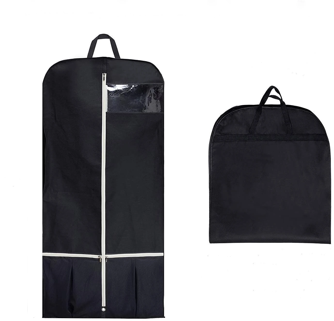 Black Breathable Triangle Garment Bag 
