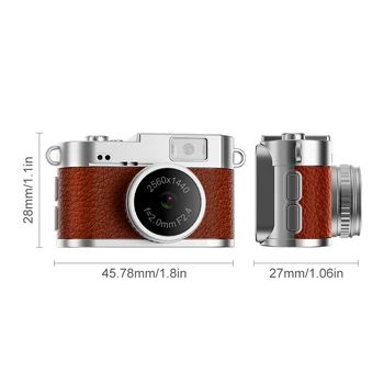 Wholesale S160 Mini Digital Camera Pocket 1440P HD Video 50min Recorder Keychain Light Vlog life camera Thumb Sized Camera detail image