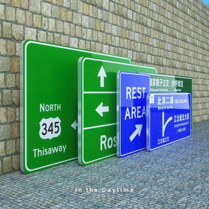 Lightemitting Road Traffic Signs Reflective Sheeting For Traffic Signs