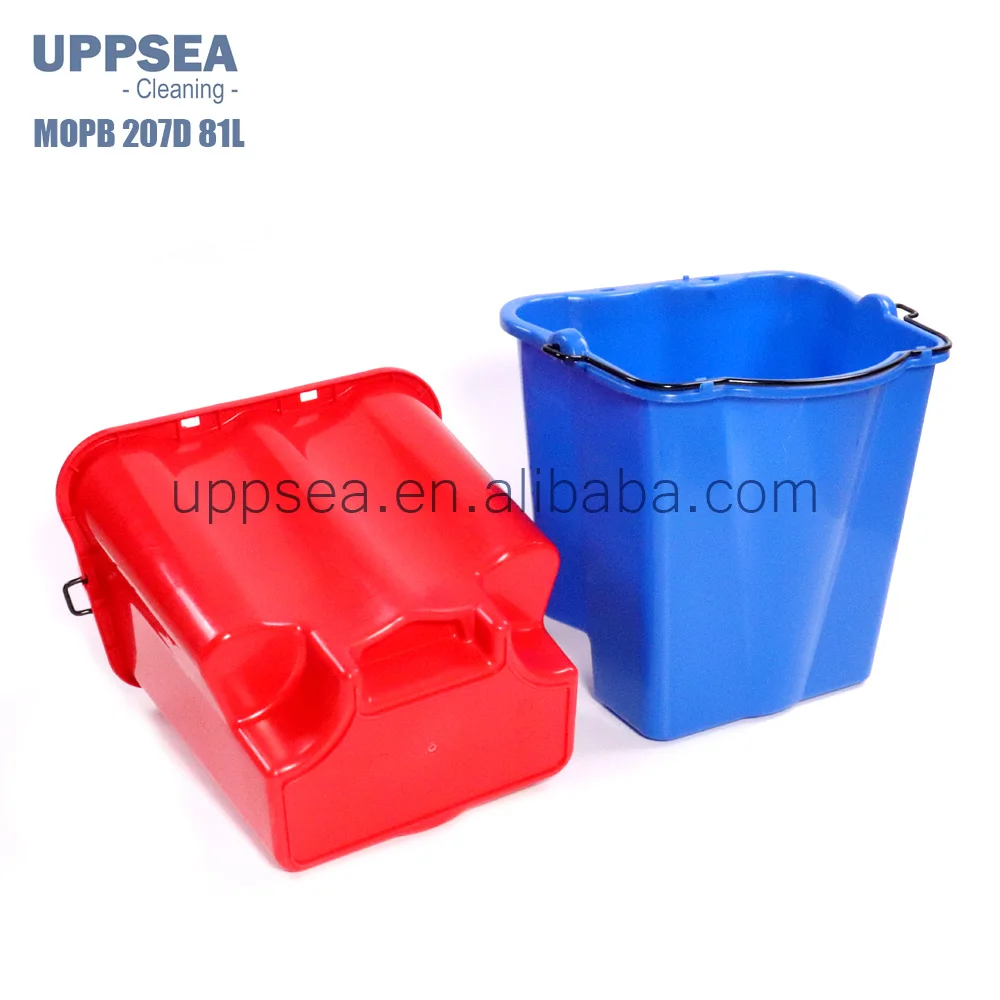 Dual Cavity Mop Bucket - Red