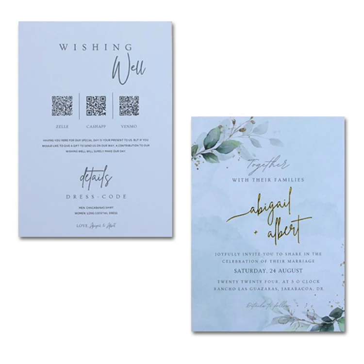 Luxury Customized Wholesale Cards Custom Thank You Greeting Card With Envelope