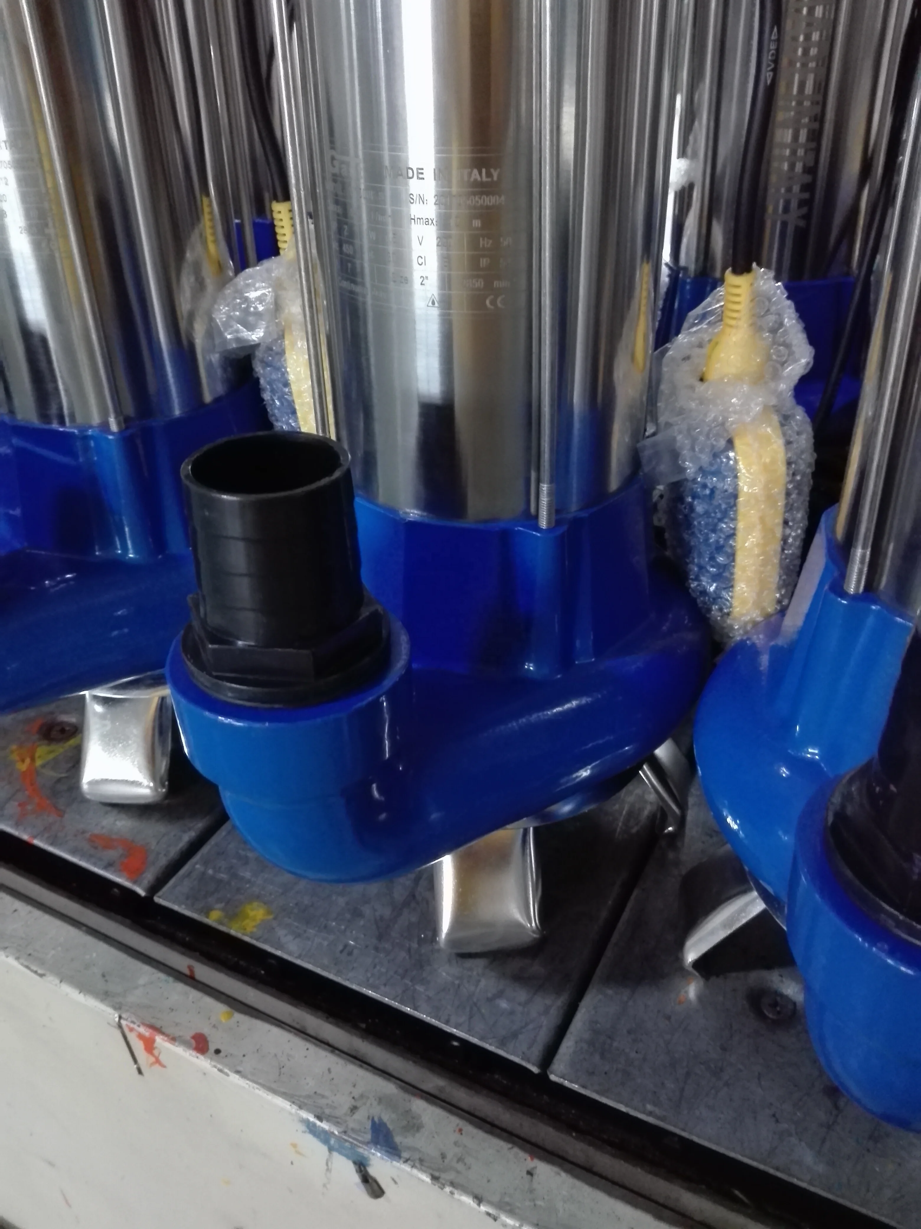 
1,5 кВт, 2 л.с., однофазный погружной насос для чистки сточных вод 