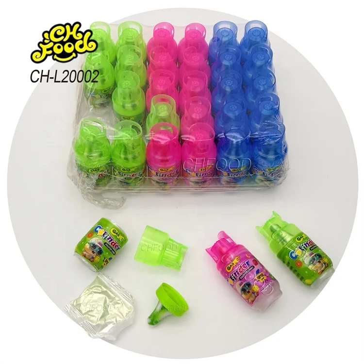 New Wholesale Gas Cylinder Candy Toys Nipple Shape Hard Candy Lollipop with Sour Powder Candy Sweets for Kids