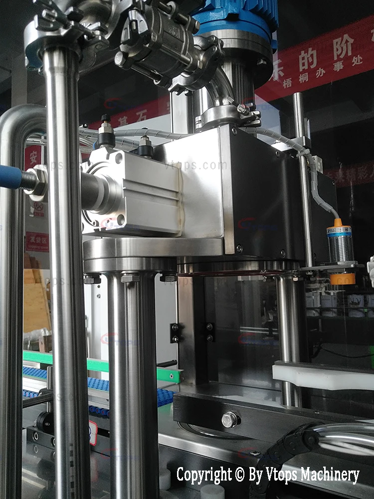 Automatic Vacuum Nitrogen Cardboard Paper Cans Tubes Sealing Seaming Machine
