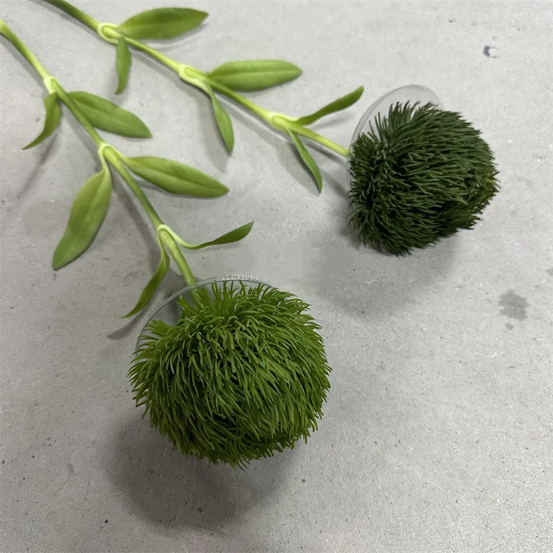 Kewei 031 Artificial Grass Ball Dianthus Grass Balls Decor Scallion ...