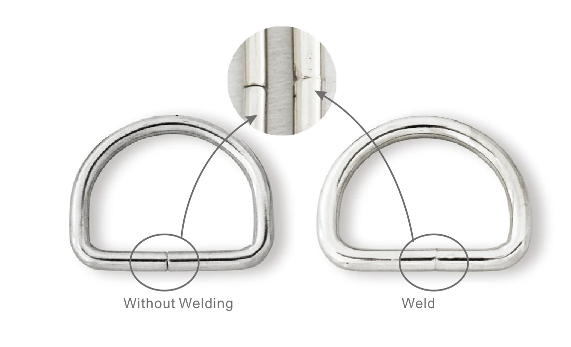 Hardware Wire Buckle Metal O Ring D Ring Hook For Bag Garment Luggage