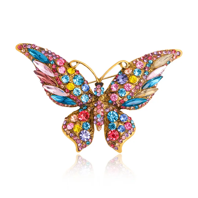 Women's Brooches & Pins Rhinestone Butterfly For Women Unisex