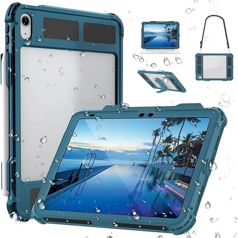 Tablet Case For Ipad 10th Generation Shock-Proof And Drop-Proof Waterproof Shell Laudtec