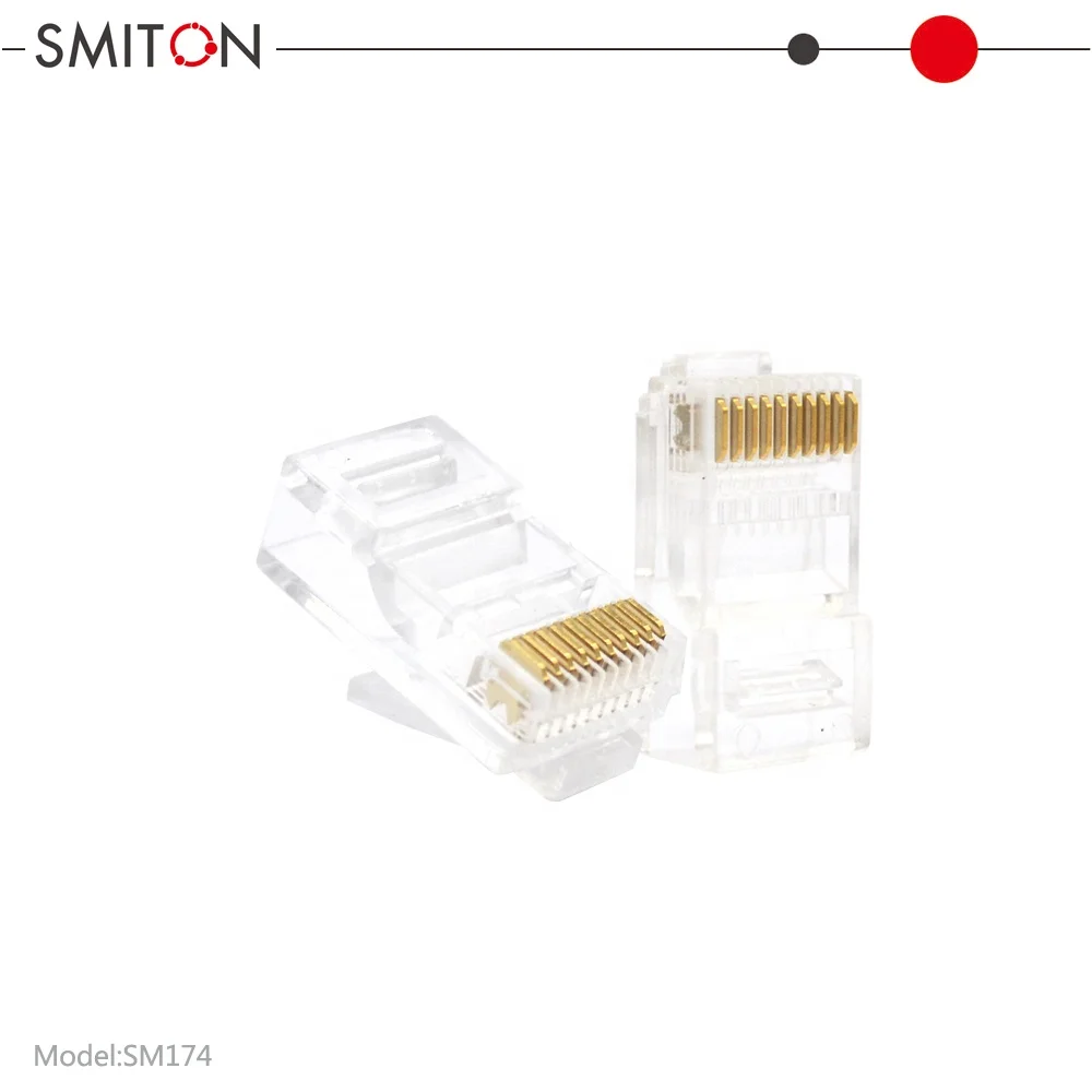 Rg45 Cable Plug RJ50 Conector Rj 45 Male Plug Cat 23awg 10 Pin Female 10p10c Connecteur Rj45 Connector